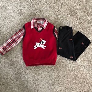 3 piece Boys Christmas Outfit